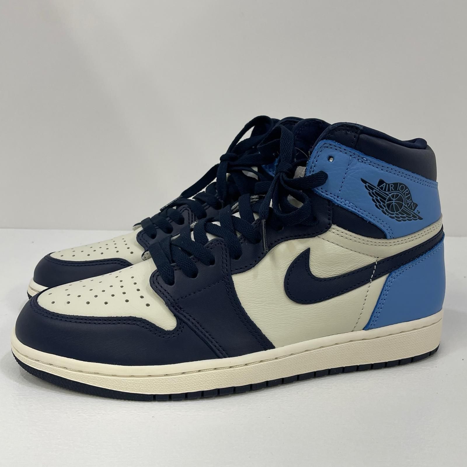 【尾張小牧店】 中古 NIKE | ナイキ スニーカー 27.5cm Air Jordan 1 Retro High OG 555088-140 ブルー 【126】