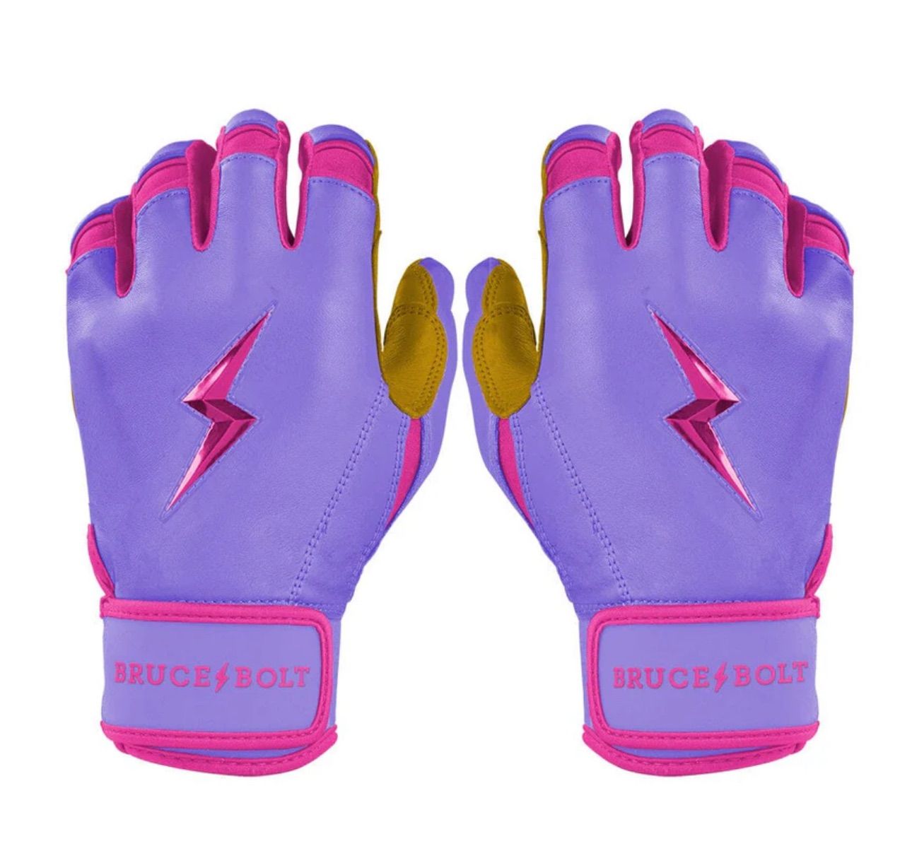 ブルースボルトHarrison Bader Signature Series Short Cuff Batting Gloves- BADER SERIES. LAVENDER