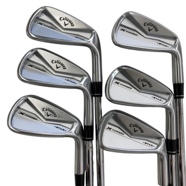 【中古】 キャロウェイ X FORGED STAR(2024) 6S アイアンセット IR NS PRO MODUS3 TOUR105 (フレックスS) メンズ 男性用 右利き 右用 Cランク ゴルフクラブ