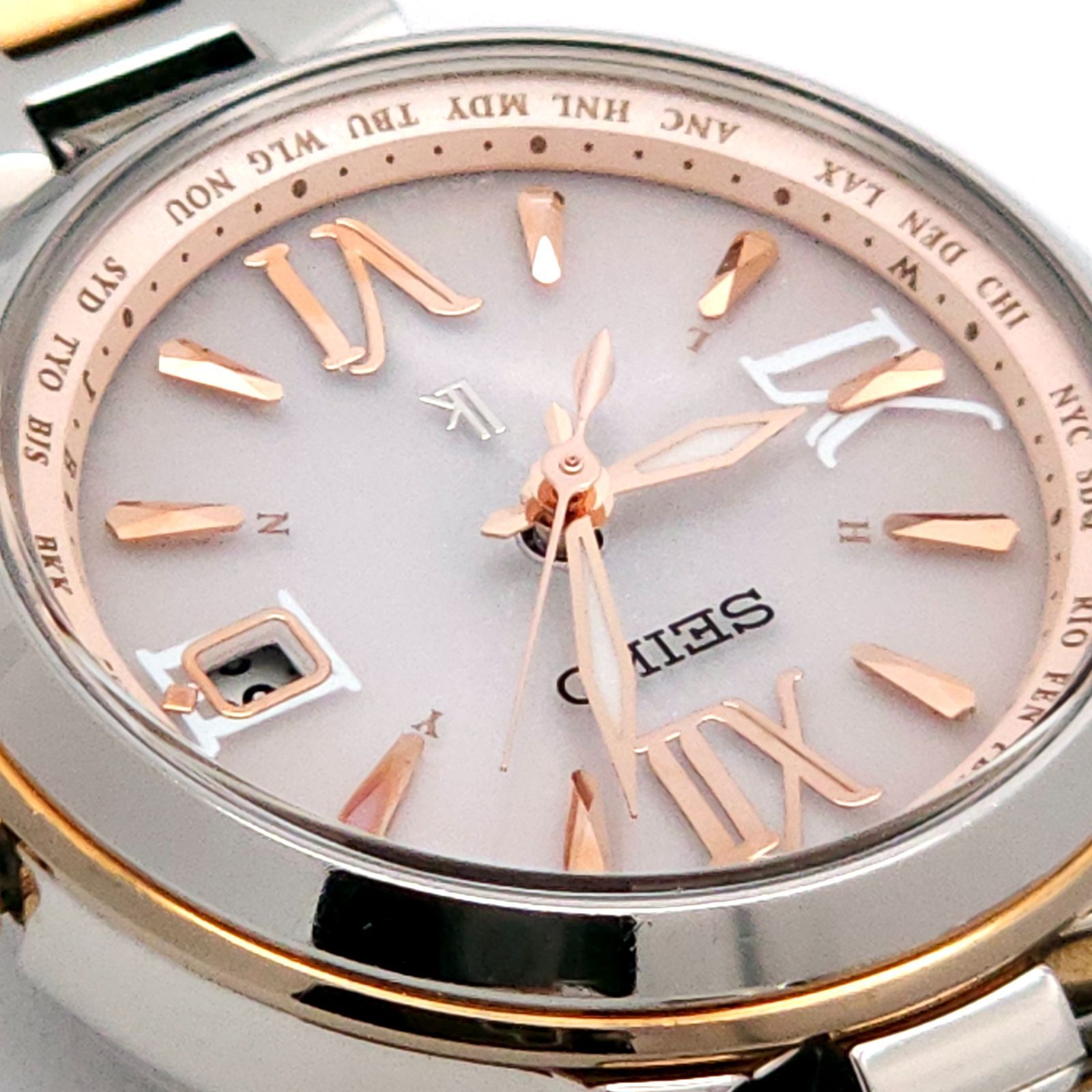 ☆良品 SEIKO セイコー ルキア 1B25-0AK0 ソーラー電波 動作品 - メルカリ