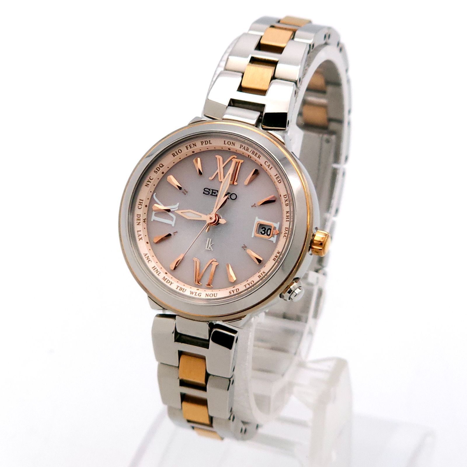 ☆良品 SEIKO セイコー ルキア 1B25-0AK0 ソーラー電波 動作品 - メルカリ