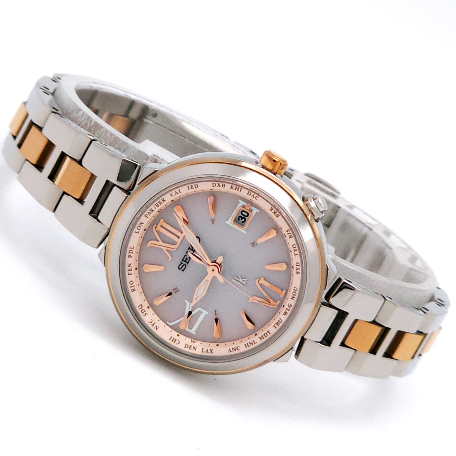 ☆良品 SEIKO セイコー ルキア 1B25-0AK0 ソーラー電波 動作品 - メルカリ