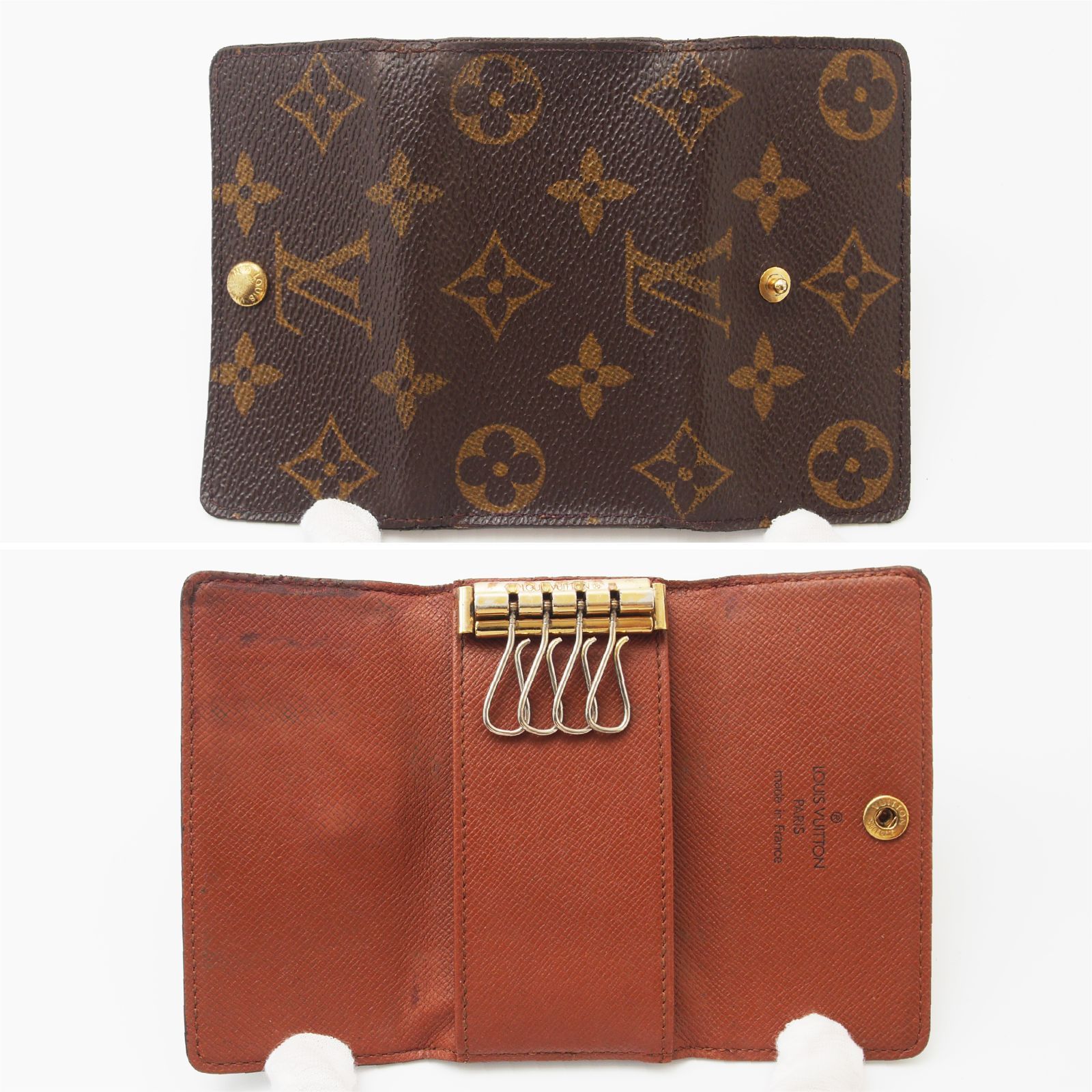 【極美品✨】Louis Vuitton キーケース モノグラム 極美品 美品】 ルイヴィトン モノグラム キーケース ミュルティクレ4