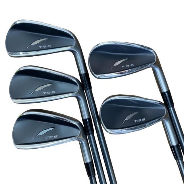 【中古】 フォーティーン TB-5 FORGED ライトブラック 5S アイアンセット IR FS-90i (フレックスS) メンズ 男性用 右利き 右用 Cランク ゴルフクラブ