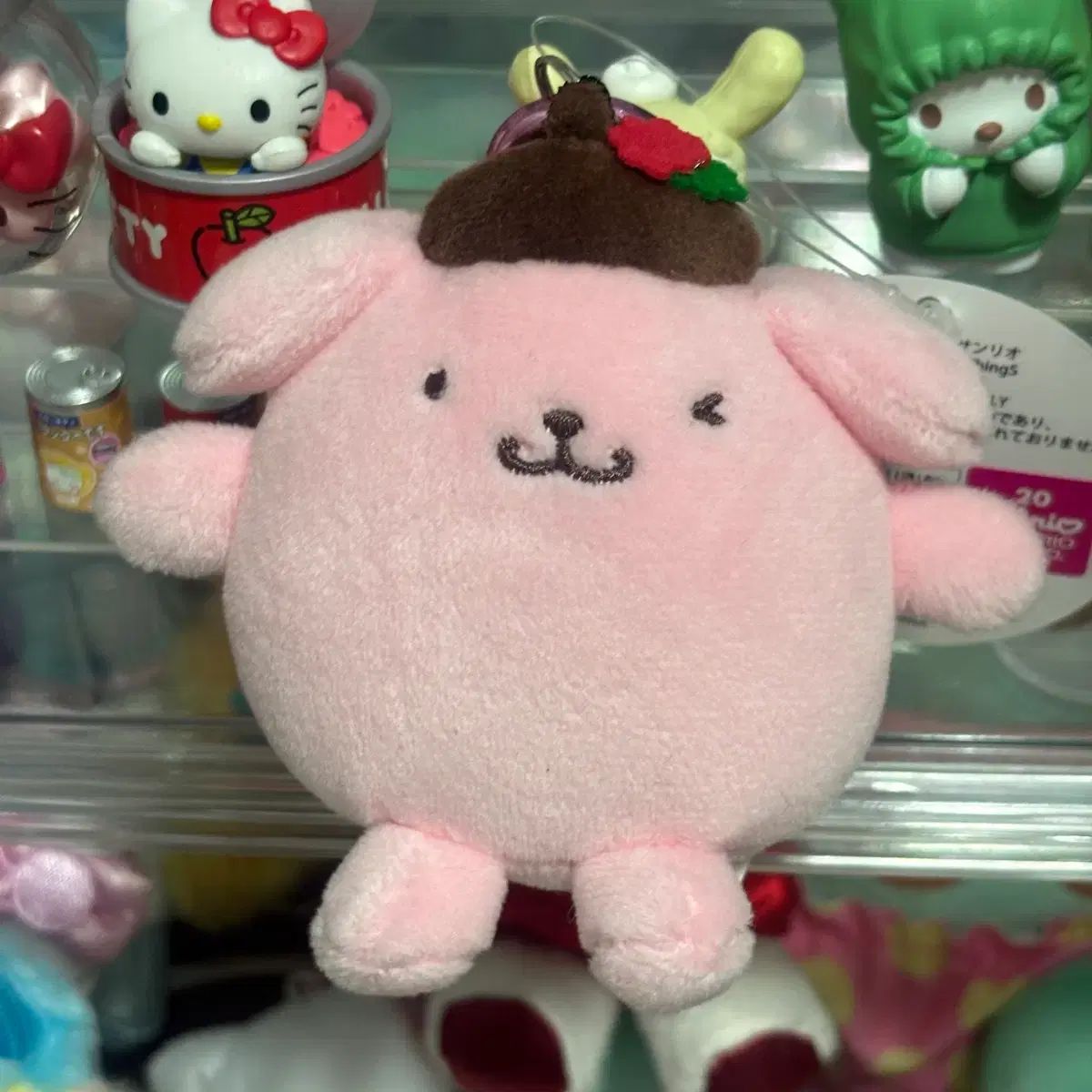 ポムポムプリン INピング ピンク ポムポムプリン ポプーぬいぐるみ