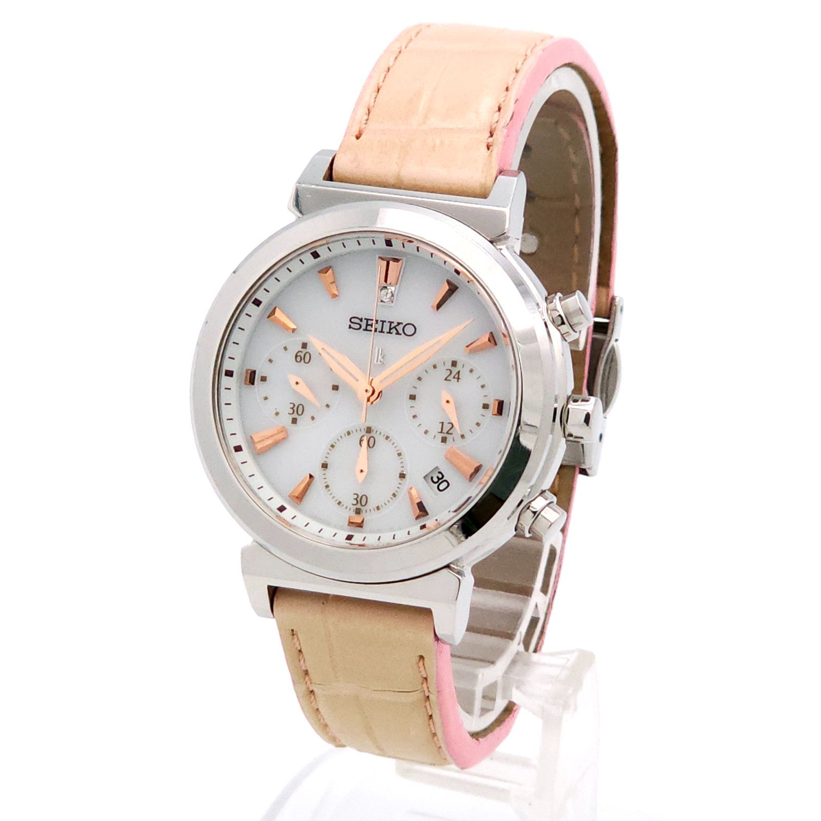 ☆良品 SEIKO セイコー ルキア V175-0AJ0 ソーラーQZ 動作品 - メルカリ