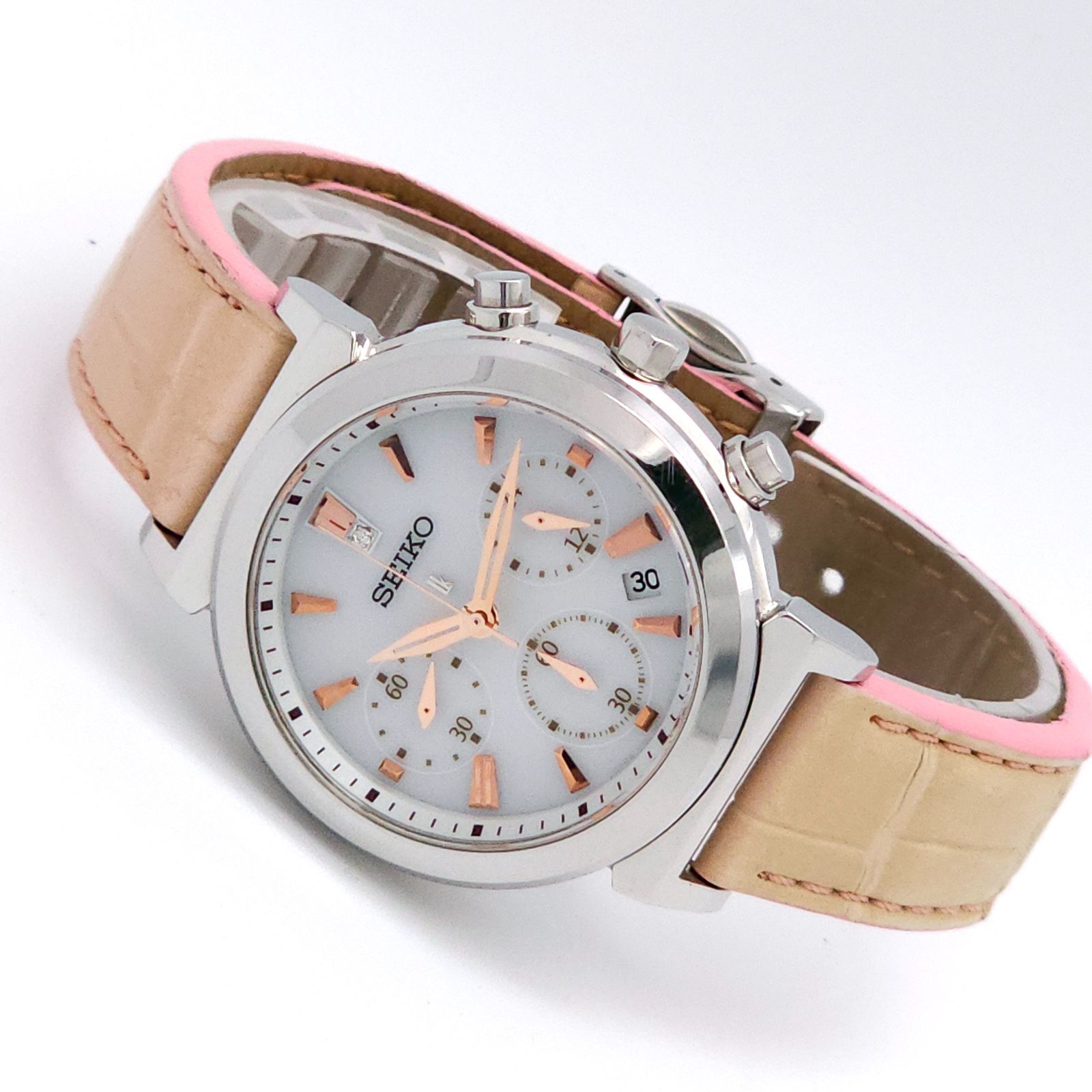 ☆良品 SEIKO セイコー ルキア V175-0AJ0 ソーラーQZ 動作品 - メルカリ