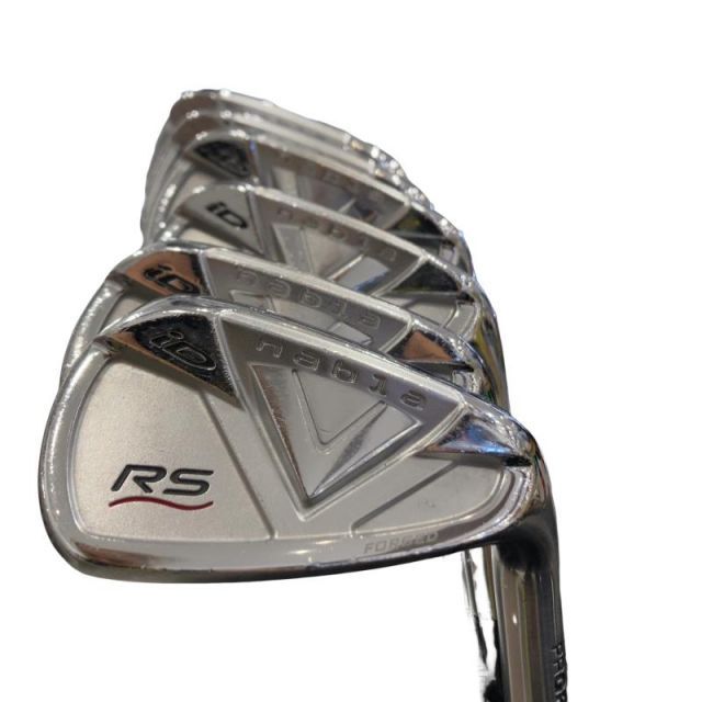 【中古】 プロギア iD nabla RS FORGED 6S アイアンセット IR スペックスチールIII Ver.2 (フレックスS) メンズ 男性用 右利き 右用 Cランク ゴルフクラブ