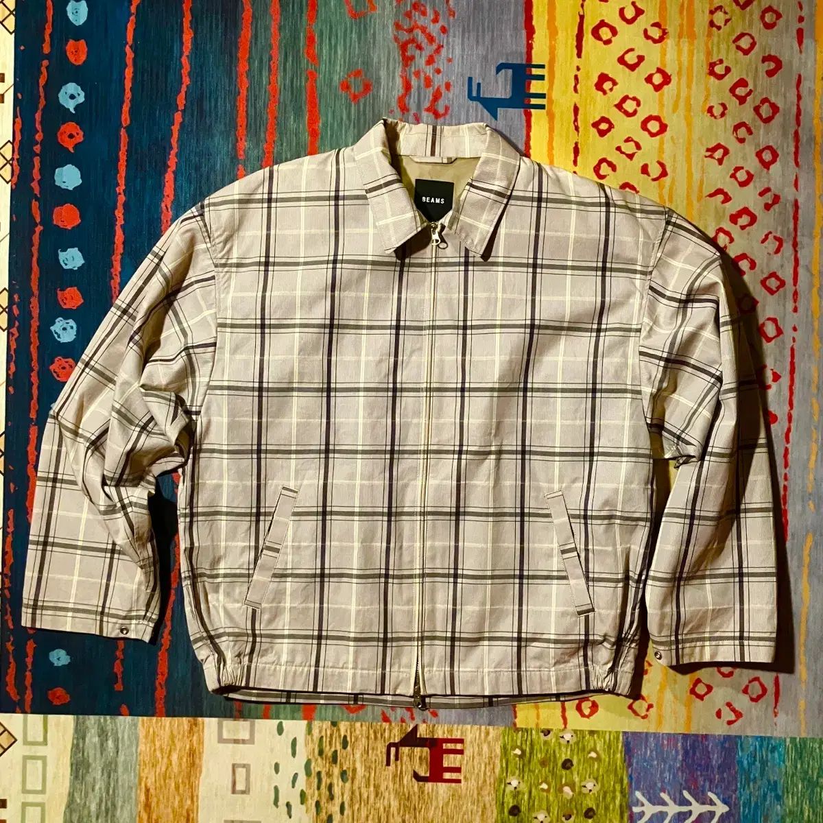 ビームス CHECK ブルゾン ジャケット