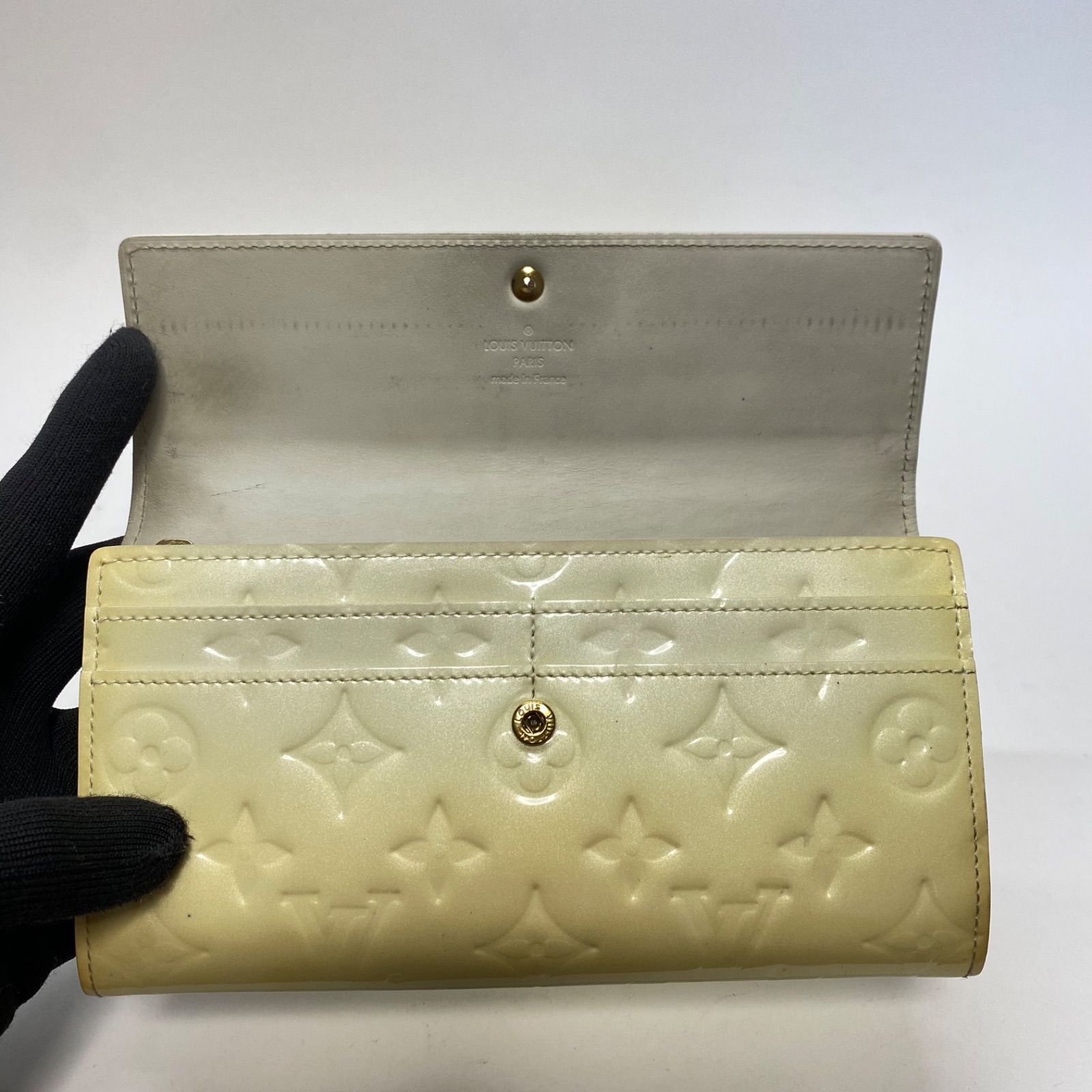 3449 LOUIS VUITTON ルイヴィトン ヴェルニ 長財布 ポルトフォイユ 