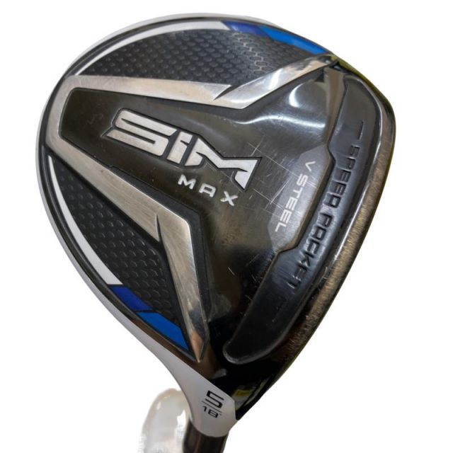 【中古】 テーラーメイド SIM MAX 5W フェアウェイウッド FW Speeder 661 EVOLUTION VI (フレックスS) メンズ 男性用 右利き 右用 Cランク ゴルフクラブ
