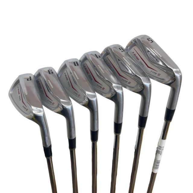 【中古】 ブリヂストン TOURSTAGE X-BLADE 705 TYPE S 6S アイアンセット IR NS PRO 950GH ウェイトフロー (フレックスS) メンズ 男性用 右利き 右用 Dランク ゴルフクラブ