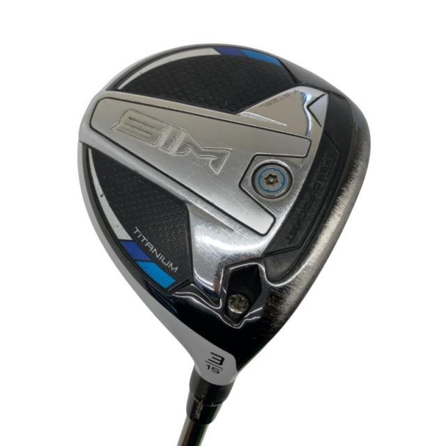 【中古】 テーラーメイド SIM 3W フェアウェイウッド FW リシャフト (フレックスその他) メンズ 男性用 右利き 右用 Cランク ゴルフクラブ