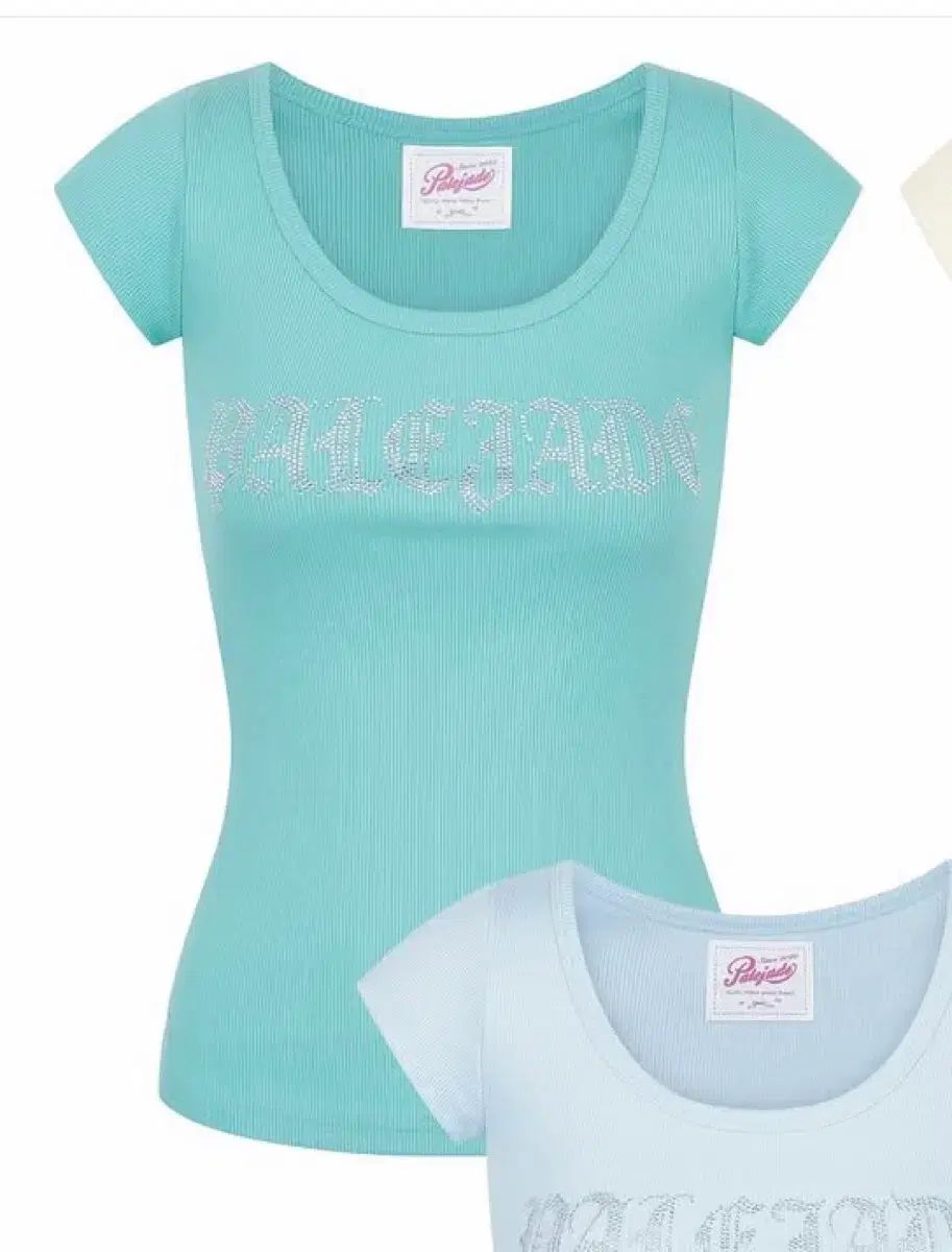 ペイルジェイド レトロキュービックTシャツ ミント 出品