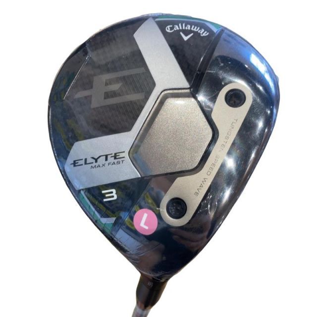 【中古】 キャロウェイ ELYTE MAX FAST 3W レディース フェアウェイウッド FW LIN-Q GREEN 40 for CW(ELYTE FW) (フレックスL) レディース 女性用 右利き 右用 Aランク ゴルフクラブ