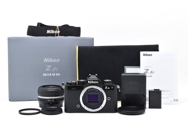 ★極上品★《ショット数 1,248回》ニコン Nikon Z fc 28mm F2.8 SE Kit ブラック レンズキット★　YMA1296＃86
