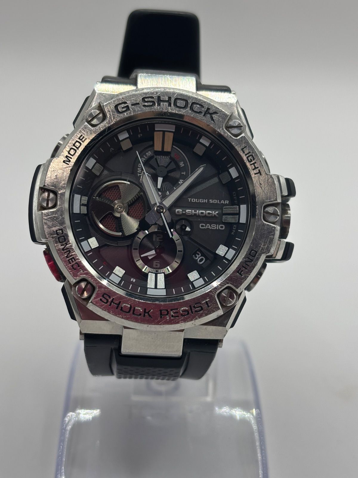 【稼働品】CASIO G-SHOCK GST-B100-1AJF Bluetooth アナログ時計　メンズ時計 16,485円