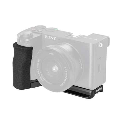 SmallRig Alpha 6700カメラ用シリコンL型ハンドル、Arca-Swiss用内蔵クイックリリースプレート、リストストラップ取り付け用ストラップスロット付き - 5061/ 05f8fa2f