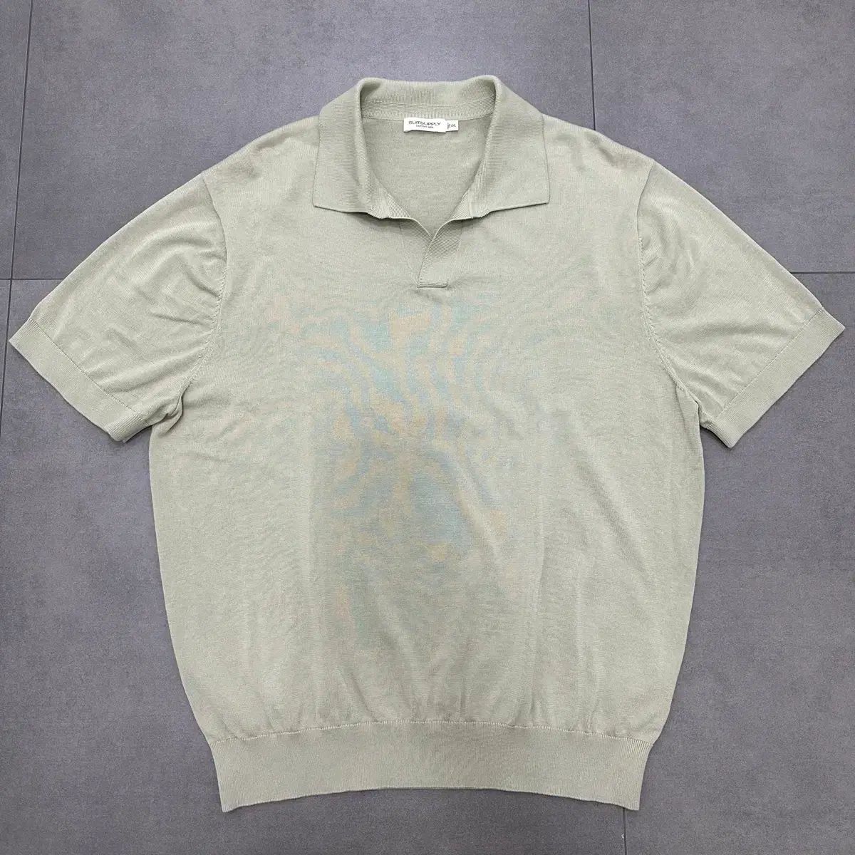 スーツサプライ コットンシルク 半袖 KARA（カラ）ニット Tシャツ XXL