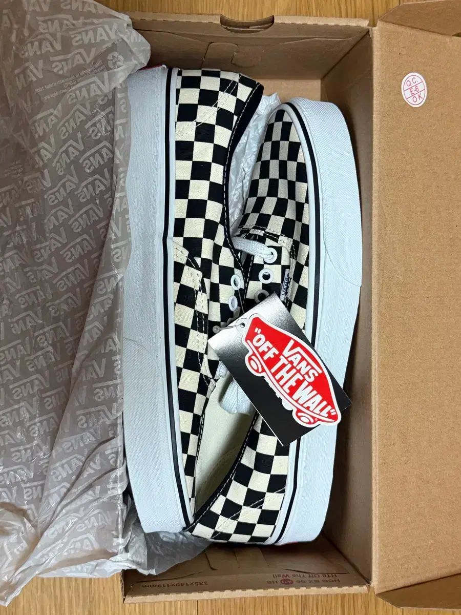VANS アセンティック チェッカーボード 285サイズ