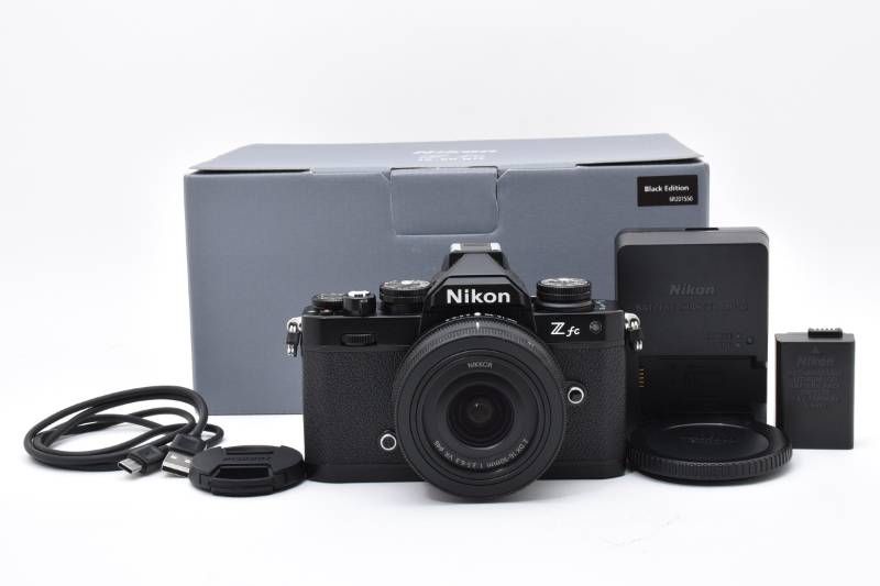 ★極上美品★《ショット数 3,927回》ニコン Nikon Z fc 16-50 VR レンズキット ブラック★　1297＃87 56,540円