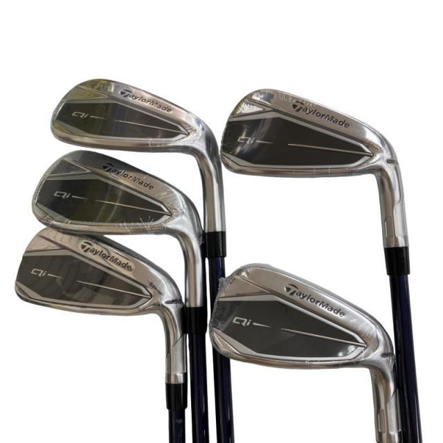 【中古】 テーラーメイド Qi 5S アイアンセット IR Diamana BLUE TM60(Qi IR) (フレックスS) メンズ 男性用 右利き 右用 Nランク ゴルフクラブ