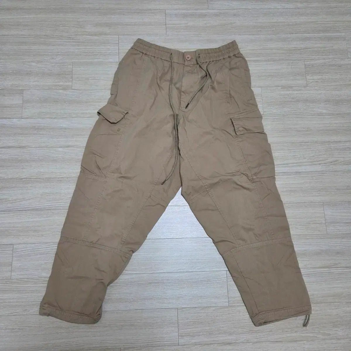 STARTER カーゴパンツ サルエルパンツ コットン パンツ ベージュ M
