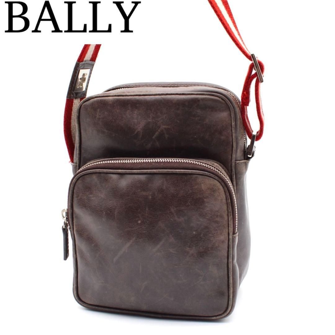 BALLY ショルダーバッグ クロスボディバッグ 斜め掛け レザー ヴィンテージ