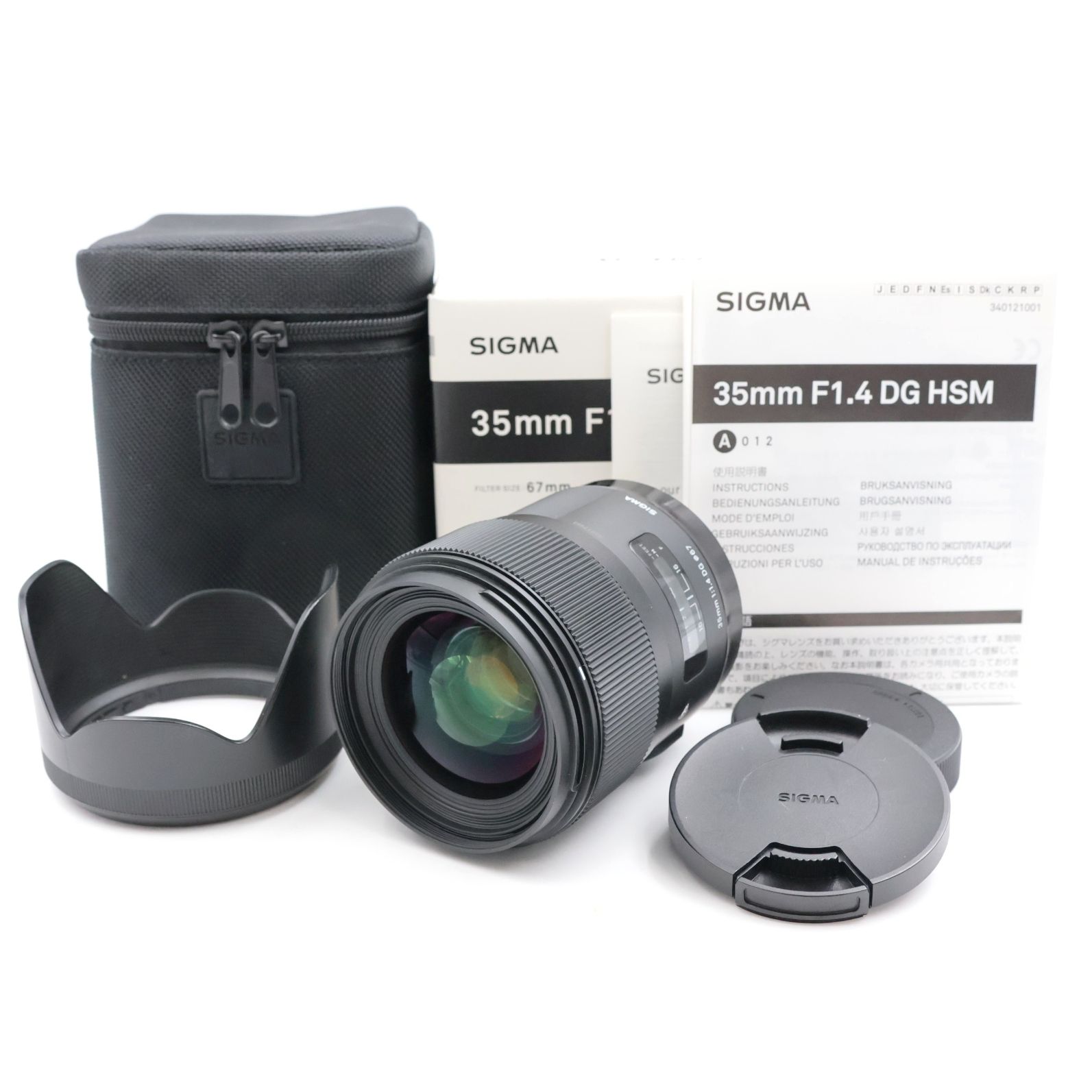 ■極上品■ SIGMA EFマウント 35mm F1.4 DG HSM Art 単焦点 広角 シグマ Canon