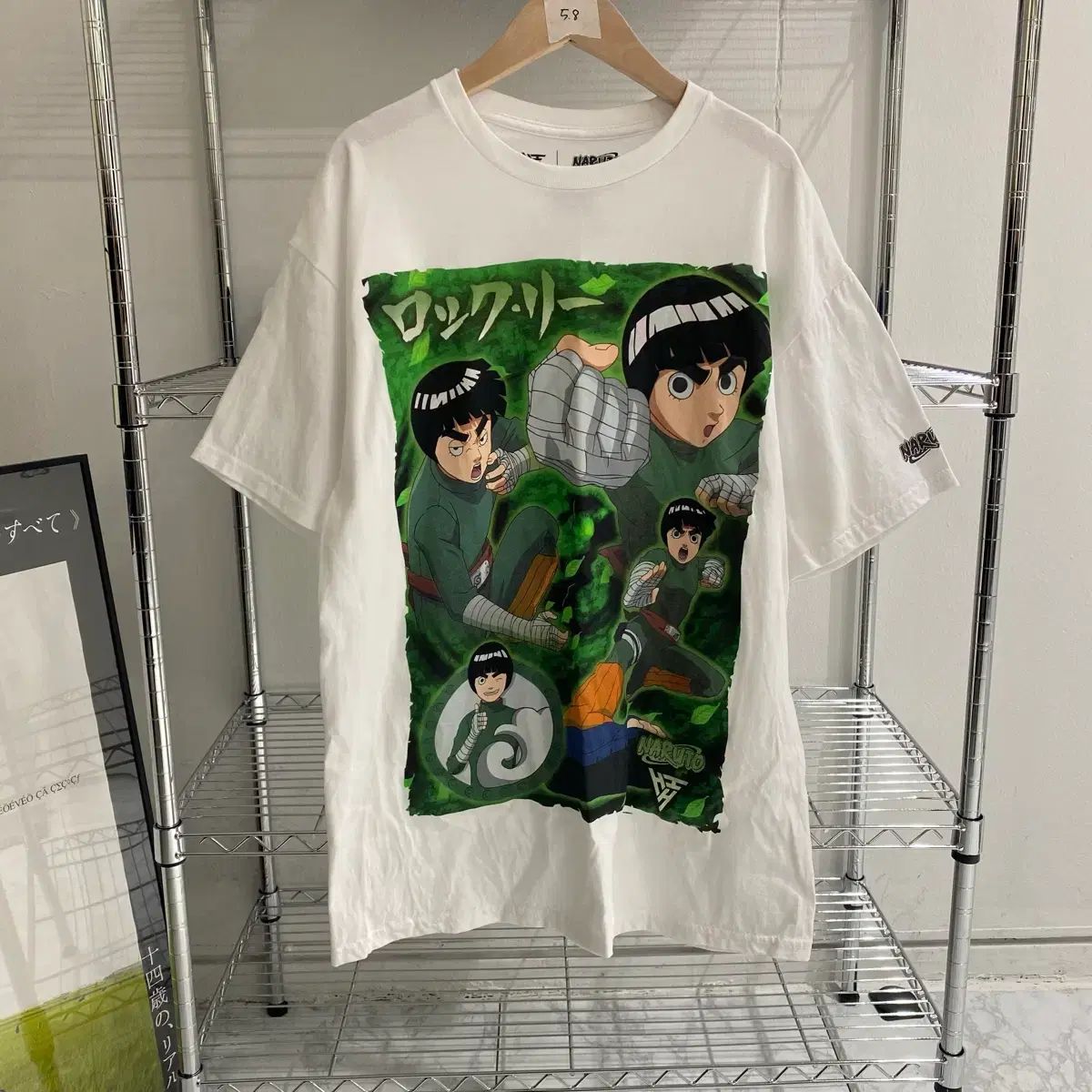 NARUTO -ナルト- x ぼっち・ざ・ろっく！ リー・メイ オフィシャルアニメ Tシャツ
