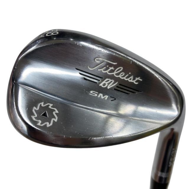 【中古】 タイトリスト VOKEY SPIN MILLED SM7 ツアークロム 58°/14°K ウェッジ WG 純正特注シャフト (フレックスR) メンズ 男性用 右利き 右用 Cランク ゴルフクラブ