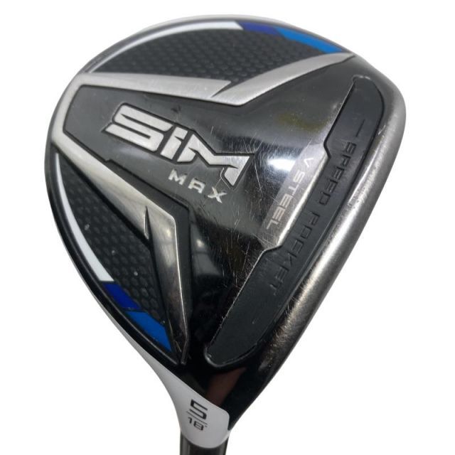 【中古】 テーラーメイド SIM MAX 5W フェアウェイウッド FW リシャフト (フレックスその他) メンズ 男性用 右利き 右用 Dランク ゴルフクラブ