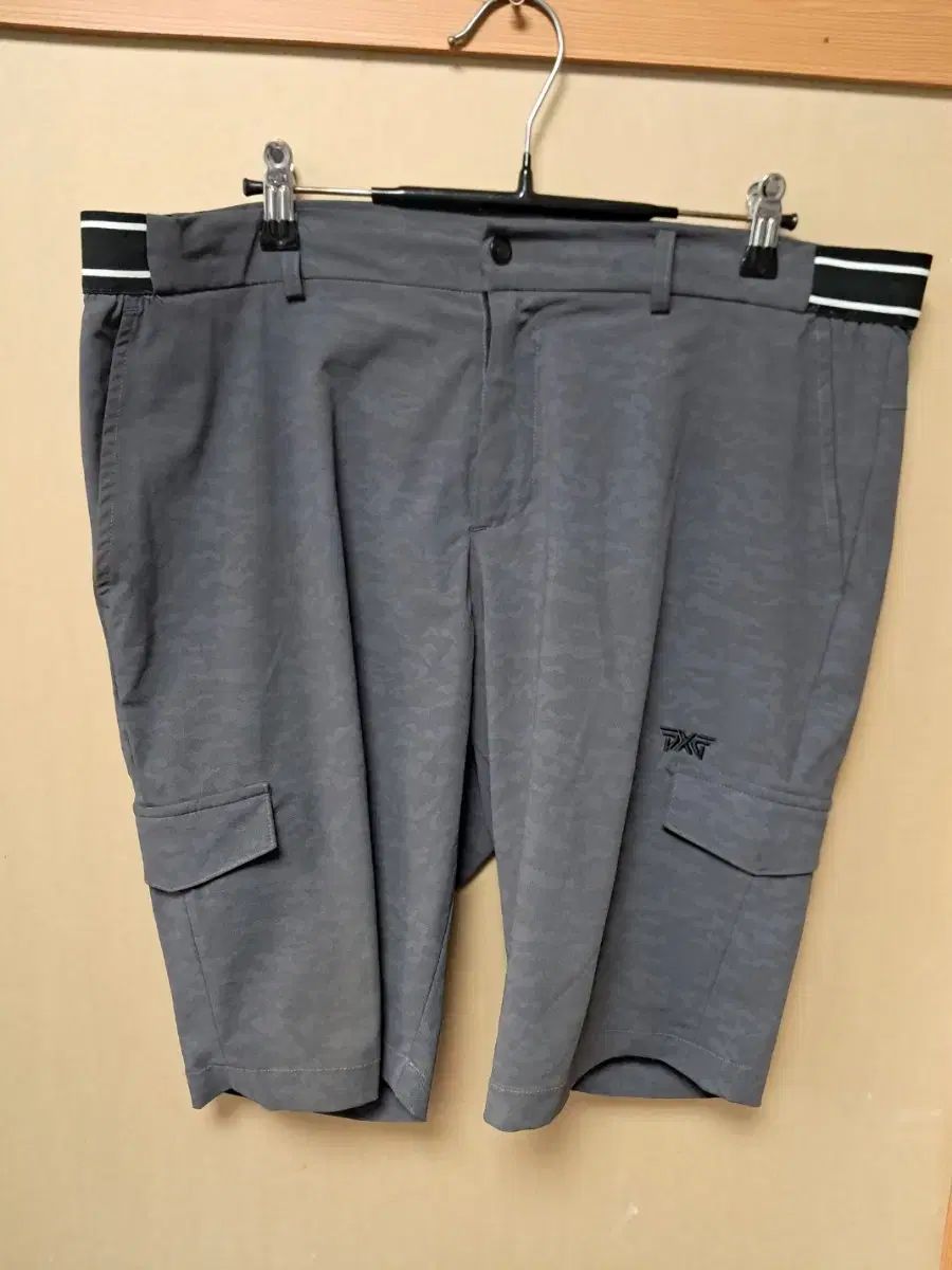 PXG ゴルフ ハーフパンツ グレー カモフラージュ 35 36