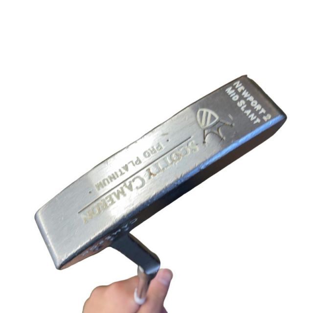 【中古】 タイトリスト SCOTTY CAMERON PRO PLATINUM NEWPORT 2 MID SLANT ●●● パター PT Micro Step (フレックスその他) メンズ 男性用 右利き 右用 Eランク ゴルフクラブ