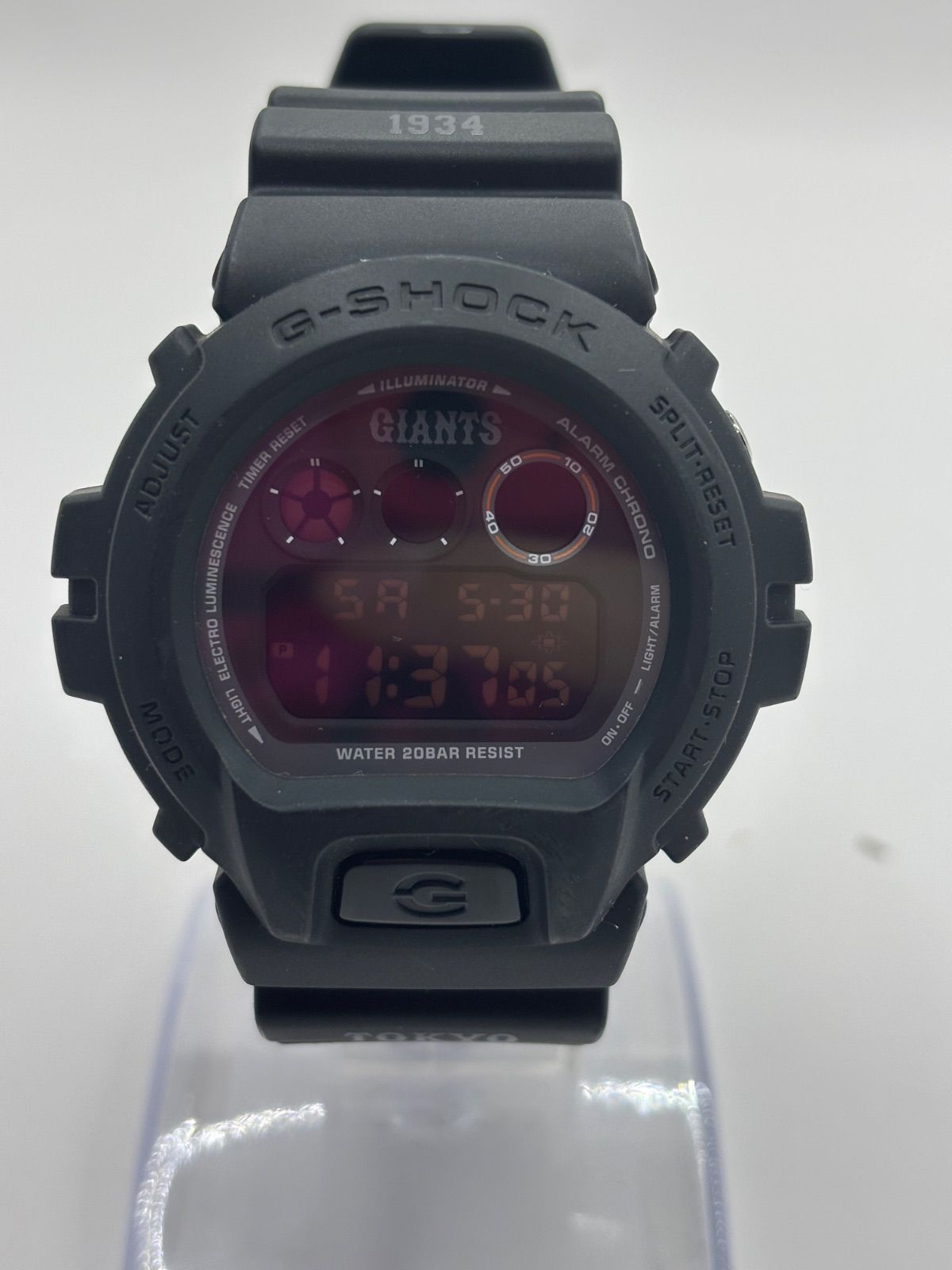 稼働品　CASIO G-SHOCK×読売ジャイアンツ　 DW-6900FS デジタル時計　メンズ時計