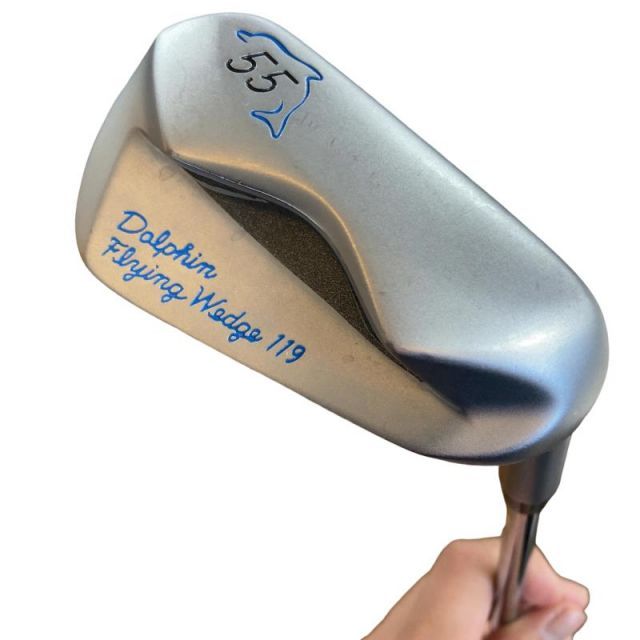 【中古】 キャスコ Dolphin Flying Wedge DFW-119 55° 34インチ(ジャンボグリップ) ウェッジ WG Dolphin オリジナルスチール (フレックスその他) メンズ 男性用 右利き 右用 Cランク ゴルフクラブ