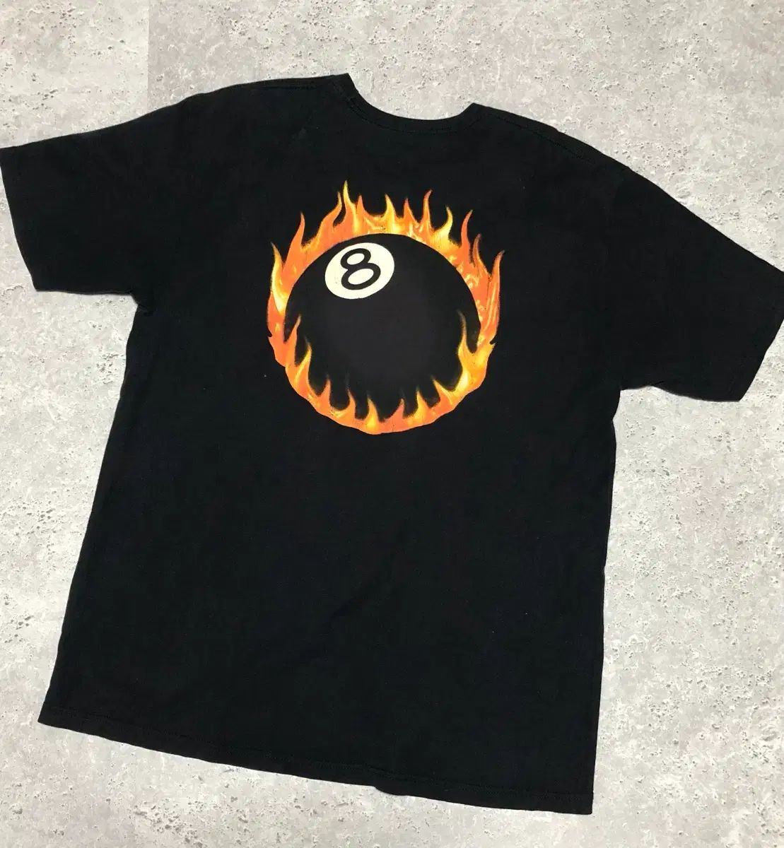 STUSSY 8ボール ファイア 半袖 Tシャツ プリンティング