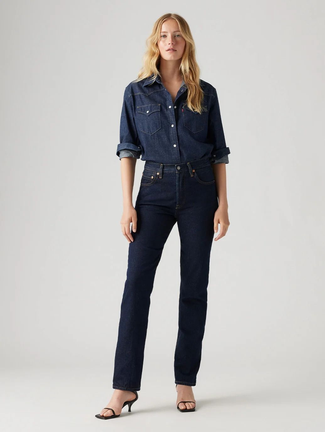 Levi's 501 ORIGINAL レディース ジーンズ ダークインディゴ