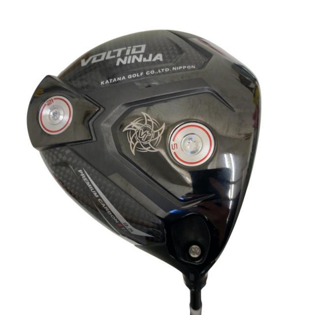 【中古】 カタナゴルフ VOLTiO NINJA PREMIUM CARBON II Ti 9.5° ドライバー DR TOUR AD VG-02(DR) (フレックスS) メンズ 男性用 右利き 右用 Bランク ゴルフクラブ
