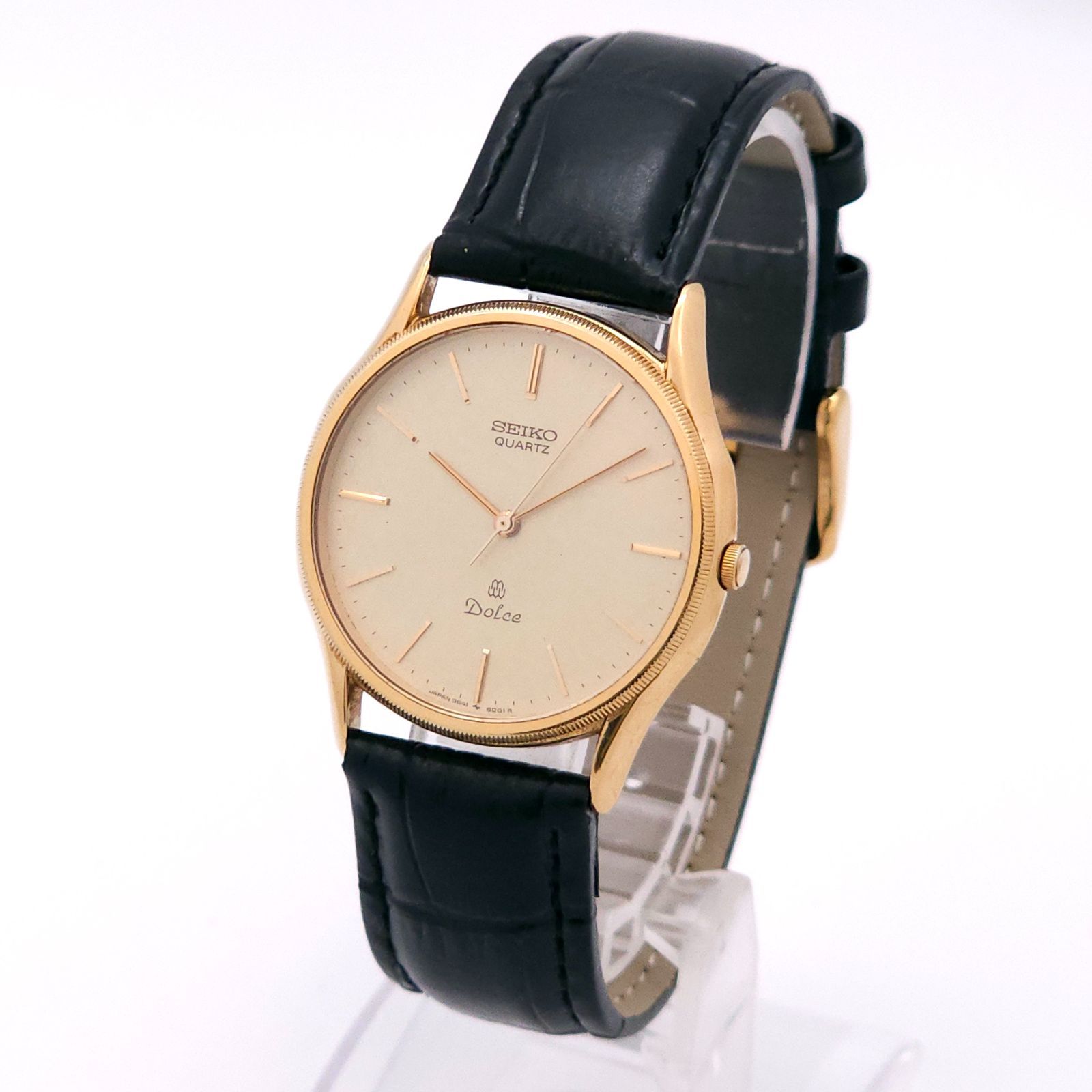 Seiko Dolce Quartz 9641-8000 SGP back case Mens Watch Authentic