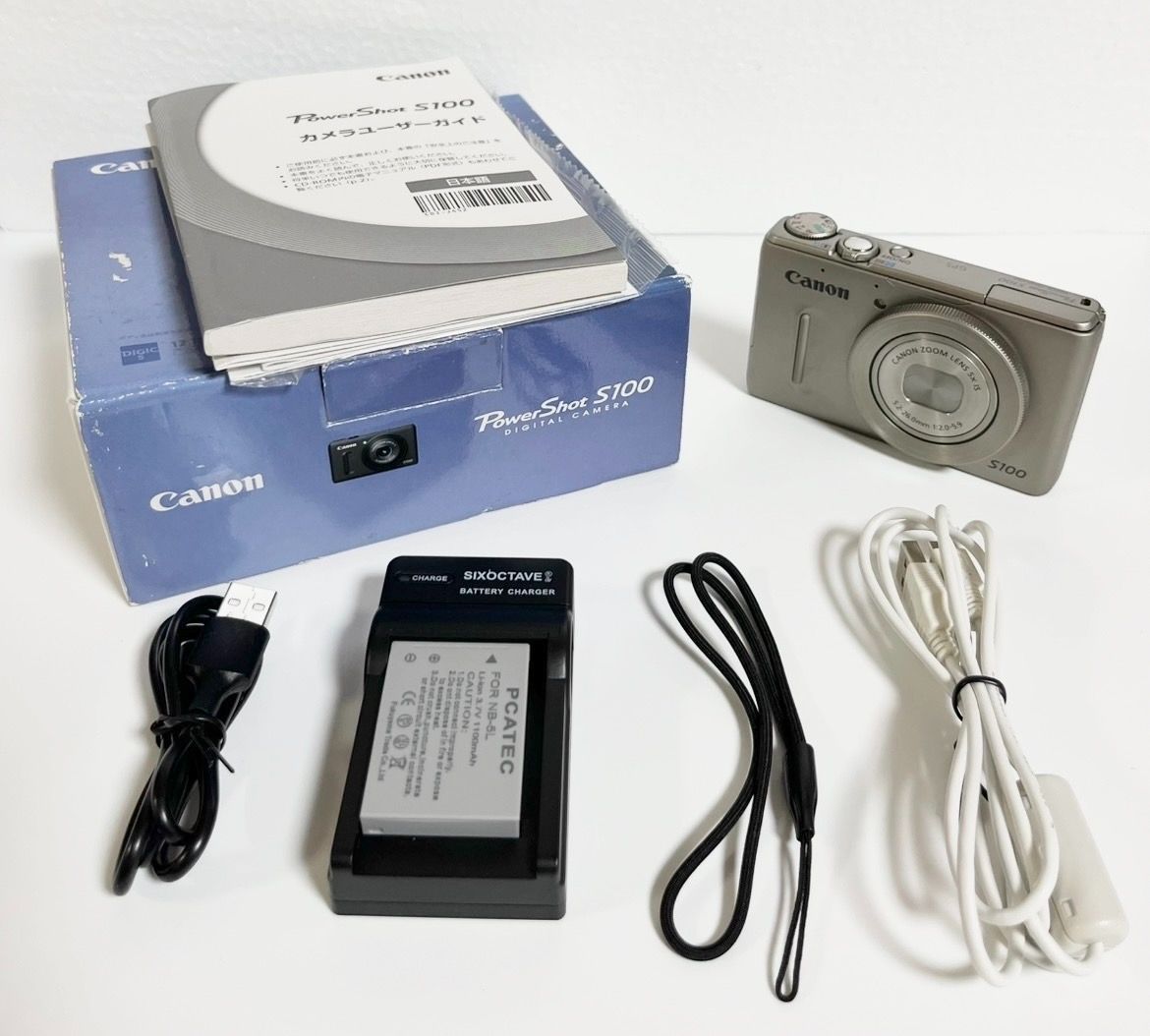 Canon キヤノン コンパクトデジタルカメラ PowerShot S S100 SL [シルバー] 【中古】【非常に良い】