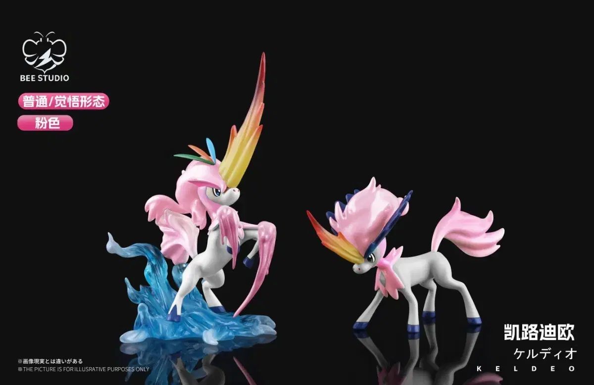 ポケットモンスター スケールワールド) BEE ケルディオ ピンク レジン フィギュア 出品
