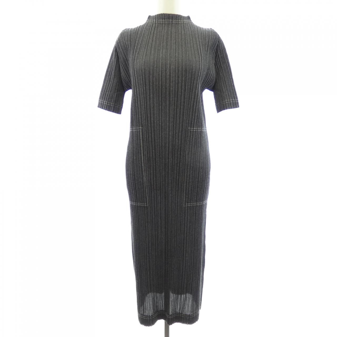 プリーツプリーズ PLEATS PLEASE 2025 COTTON DENIM PP53JH244 7580091 ワンピース