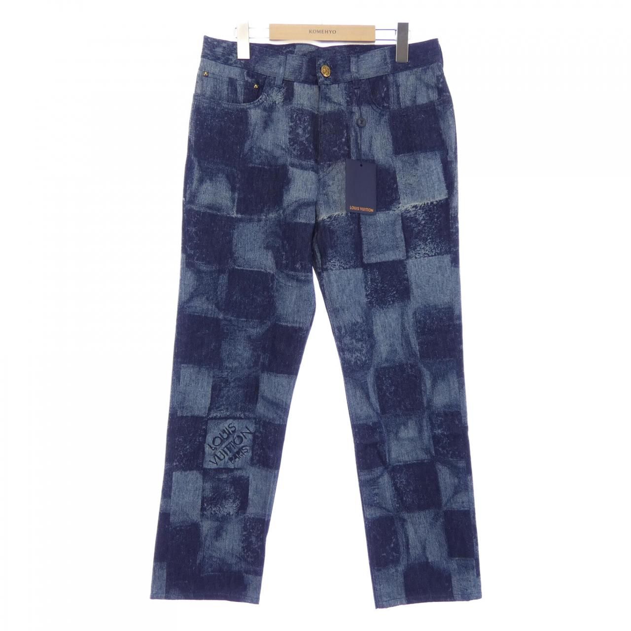 ルイヴィトン LOUIS VUITTON ソルトプリントデニムパンツ HLD03WDR0 ジーンズ