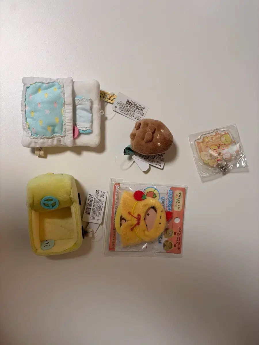 すみっコぐらし てのりぬいぐるみ ベッド着せ替え服 まとめ (日本購入) 未使用