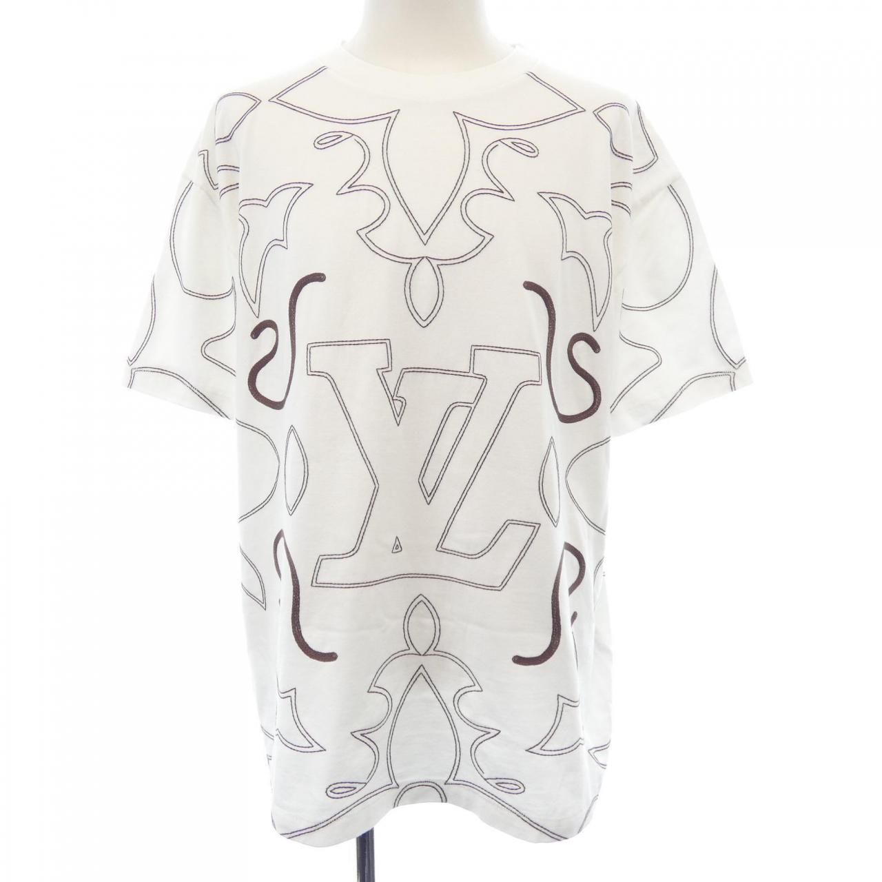 ルイヴィトン LOUIS VUITTON エンブロイダードコットンTシャツ HRY64WNPG Tシャツ