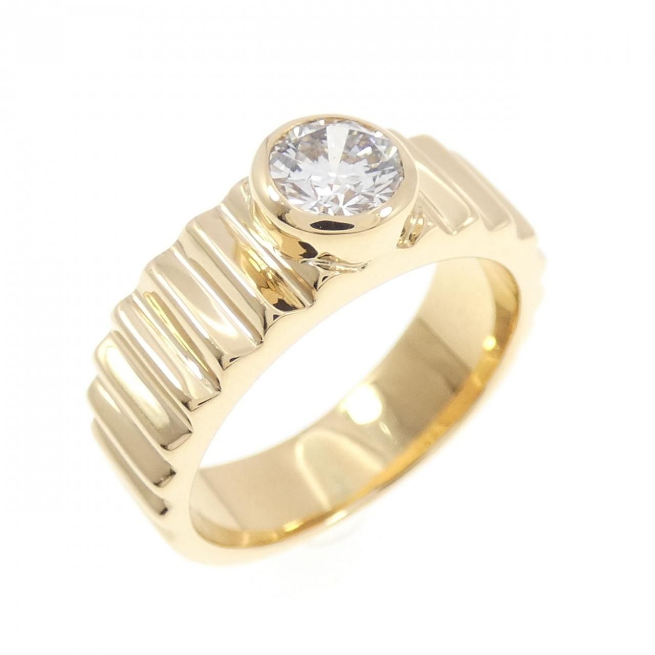K18YG ダイヤモンド リング 0.502CT