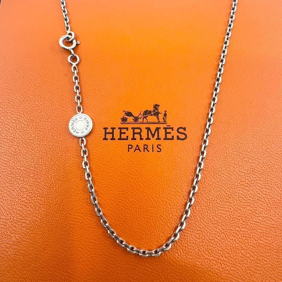 HERMES ネックレス　チェーン　50cm ヴィンテージ　 セリエ HERMES エルメス ネックレス チェーン セリエ ヴィンテージ SV925