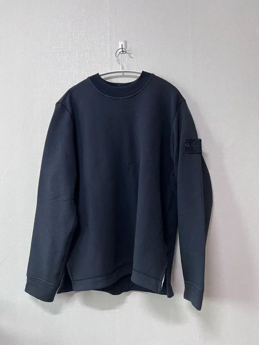 STONE ISLAND ストーンアイランド ブラックワッペン スウェット M