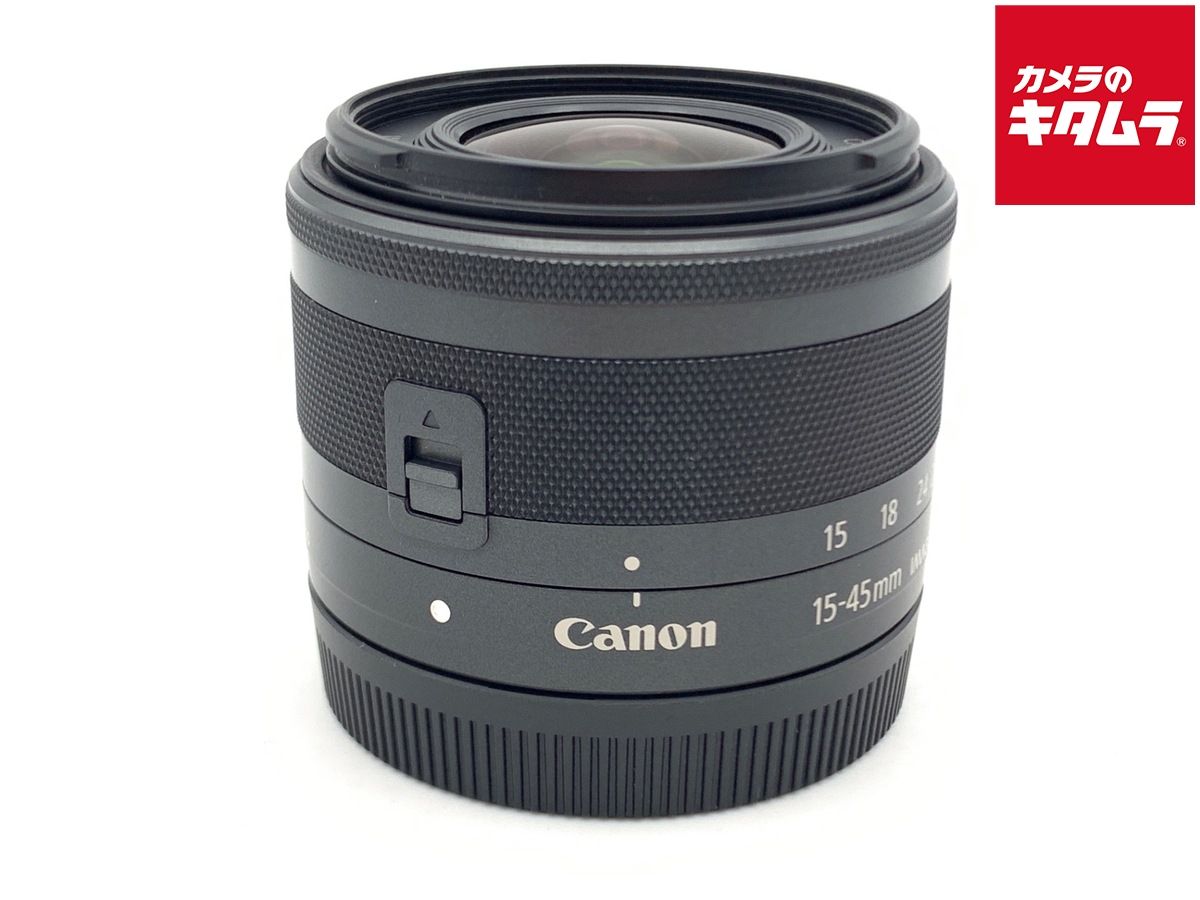 【中古】 【良品】 キヤノン EF-M15-45mm F3.5-6.3 IS STM グラファイト